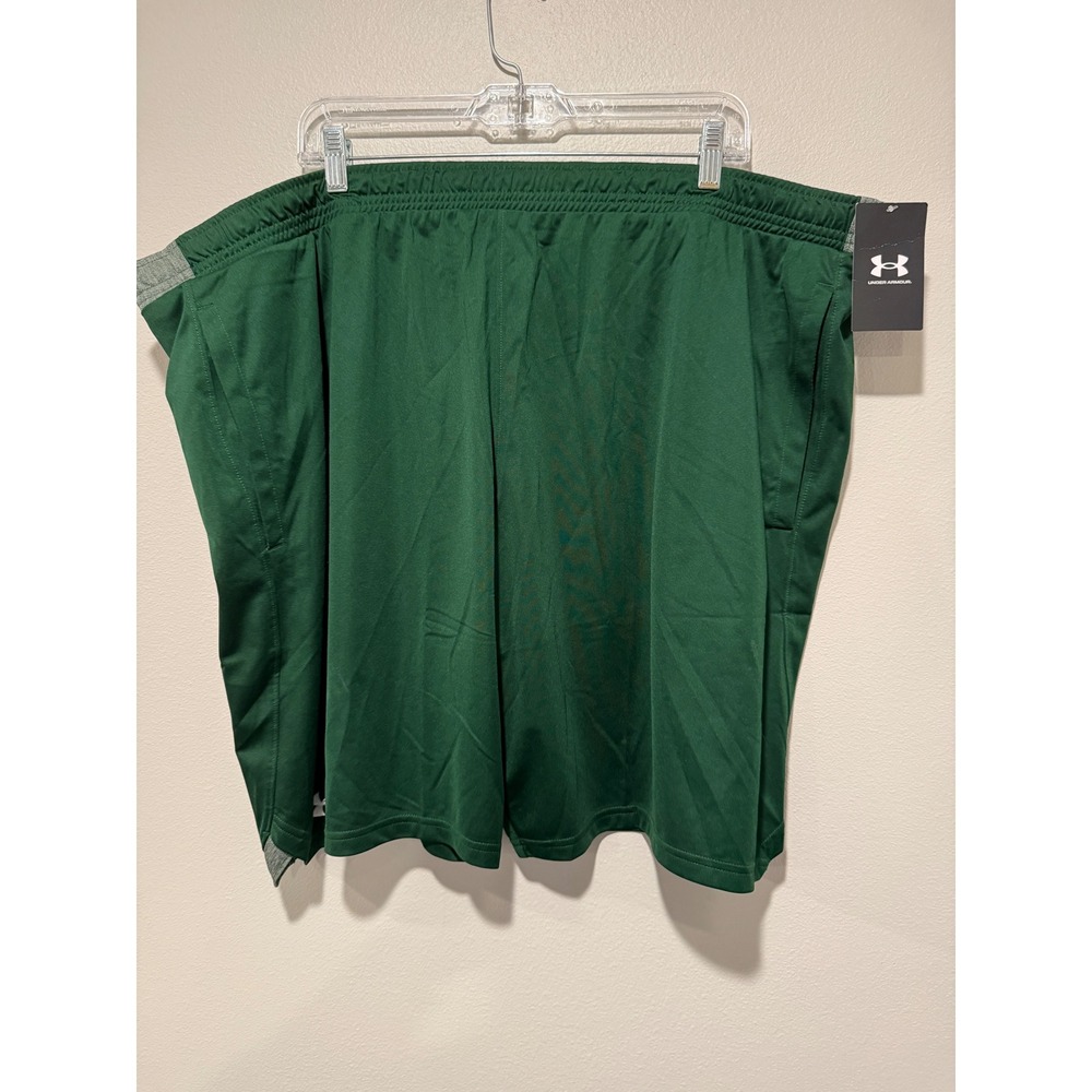 Under Armour Mens 4XL Forest Green Loose Fit Athletic Training Shorts